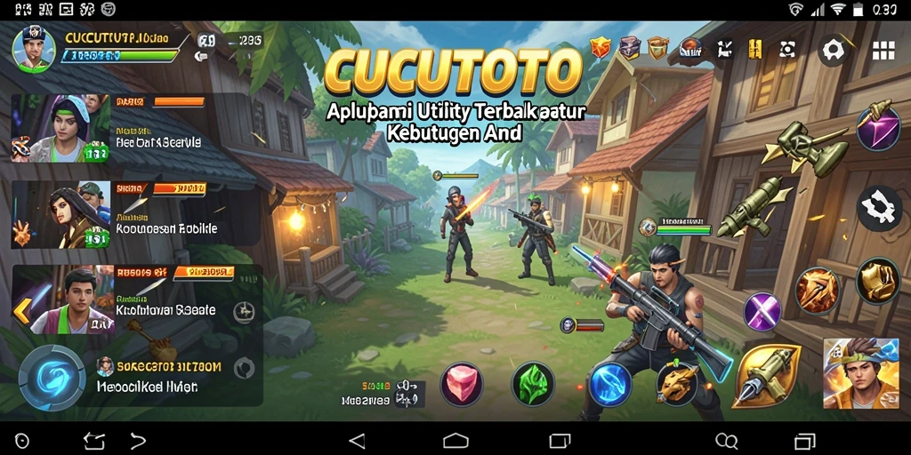 Tampilan antarmuka CUCUTOTO yang modern dan intuitif.