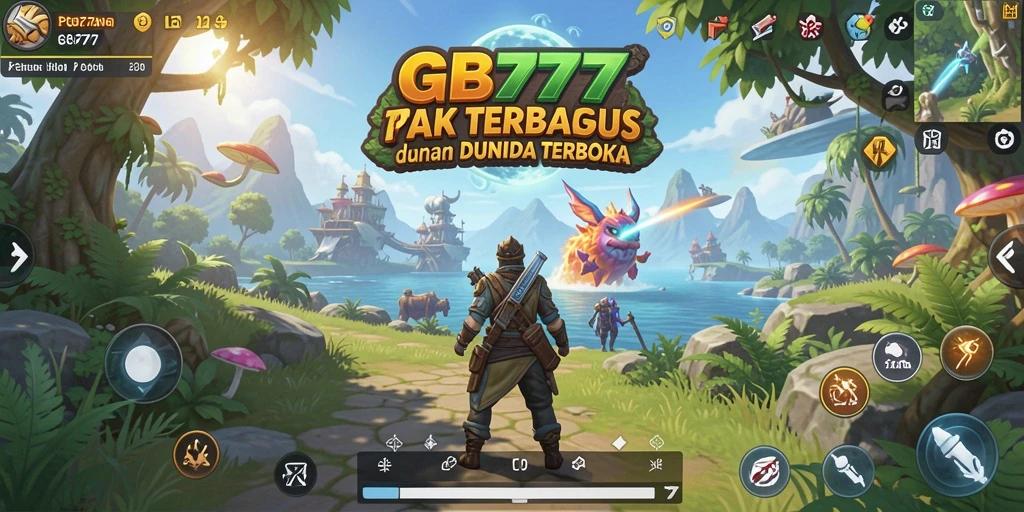 Screenshot menampilkan eksplorasi dunia terbuka di GB777.