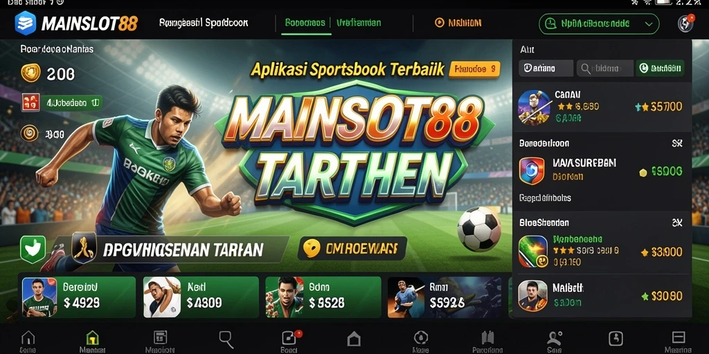 Tampilan menarik dari gameplay Sportsbook MAINSLOT88.