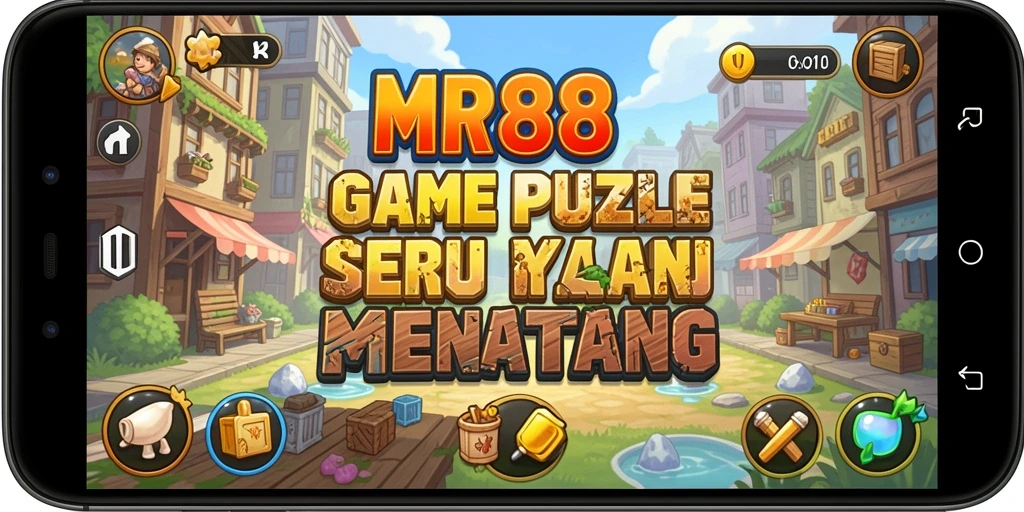 Tampilan gameplay MR888 yang mengasyikkan dan menantang dengan berbagai puzzle.