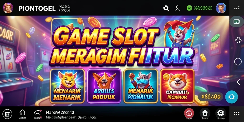 Screenshot gameplay PIONTOGEL yang menampilkan serunya permainan Slot.