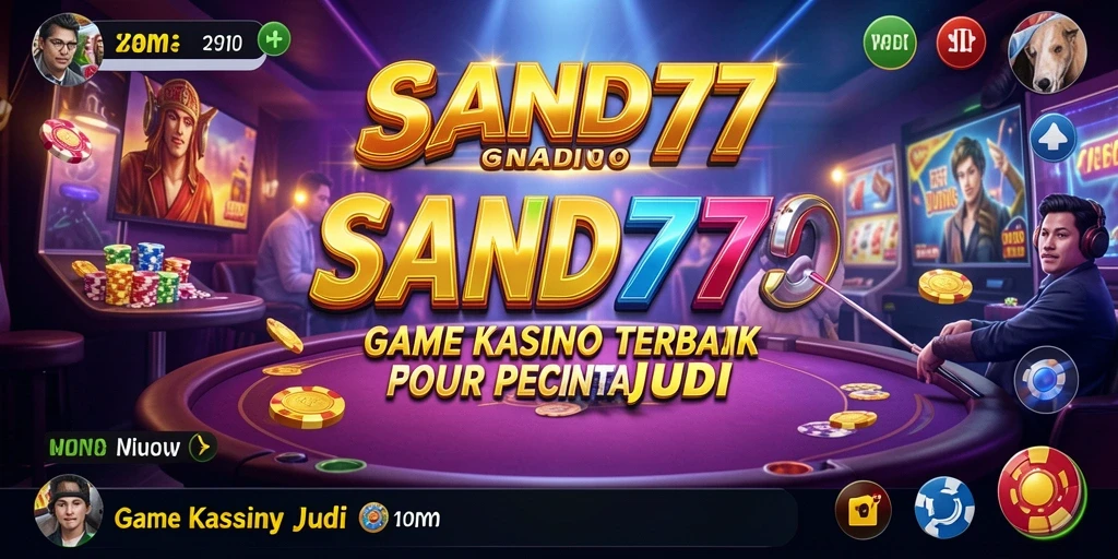 Tampilan gameplay SAND77 yang menarik dalam suasana kasino.