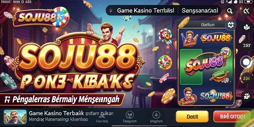 Tampilan gameplay Kasino yang menarik dan menghibur di SOJU88.