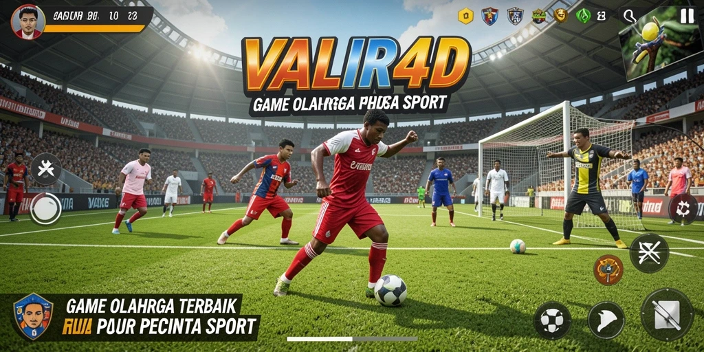 Tampilan gameplay menarik dari VALIR4D yang penuh aksi olahraga.
