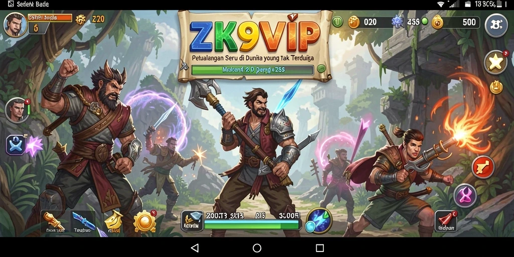 Tampilan gameplay seru di dunia petualangan <strong>ZK9VIP</strong>.